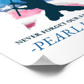 Pearl Harbour Vergiss nie unsere gefallenen Helden Poster (Ecke)