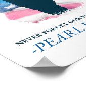 Pearl Harbour Vergiss nie unsere gefallenen Helden Poster (Ecke)