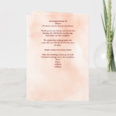 Pearl Heart Floral Rose Butterfly Faltenblume Hoch Programm (Rückseite)