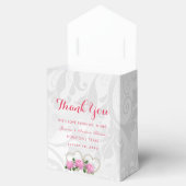 Pearl Hearts & Rose Damask Wedding Geschenkschachtel (Geöffnet)