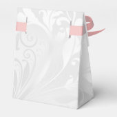 Pearl Hearts & Rose Damask Wedding Geschenkschachtel (Rückseite)