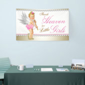 Pearl High Heel Princess Angel Baby Dusche Banner (Messeveranstaltung)