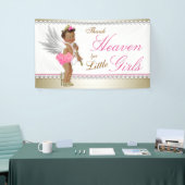 Pearl High Heel Princess Angel Ethnic Baby Dusche Banner (Messeveranstaltung)