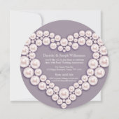 Pearl Hochzeitstag 30 Jahre Party lädt ein Einladung (Rückseite)