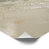 Pearl in Oyster by the Sea – Coastal Serenity Pain Poster (Ecke)