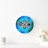 Pearl In Round Clock Runde Wanduhr (Zuhause)