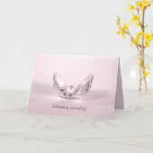 Pearl in seashell birthday karte (Gelbe Blume)