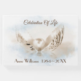 Pearl in Seashell Memorial Service Gästebuch