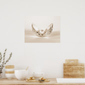 Pearl in Seashell Poster (Küche)