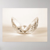Pearl in Seashell Poster (Vorne)