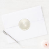 Pearl Ivory Wedding Umschlag Aufkleber (Umschlag)