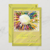 Pearl Jewelry Blätter Hervorragend Dankeschön Card Postkarte (Vorne/Hinten)