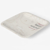 Pearl Jewels Brautparty Pappteller (Gewinkelt)