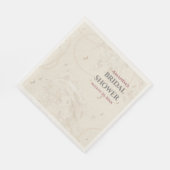 Pearl Jewels Brautparty Serviette (Ecke)