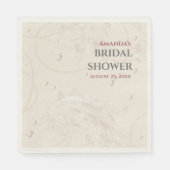 Pearl Jewels Brautparty Serviette (Vorderseite)