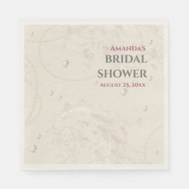 Pearl Jewels Brautparty Serviette