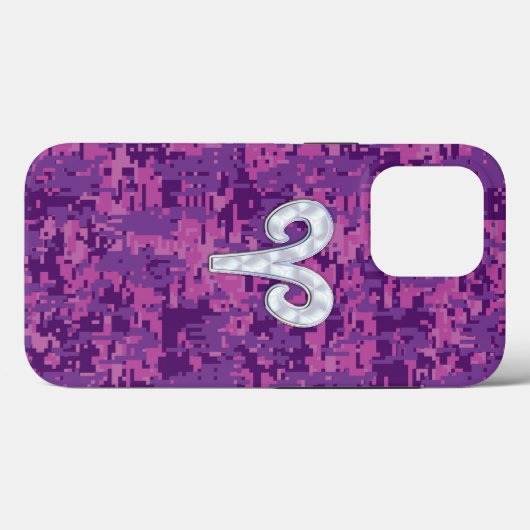 Pearl Like Aries Zodiac Sign auf Camouflage Case-Mate iPhone Hülle (Rückseite (Horizontal))