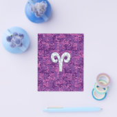Pearl Like Aries Zodiac Sign auf der digitalen Cam Flyer (Einzeln)