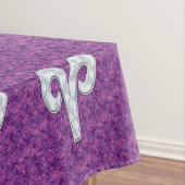 Pearl like Aries Zodiac Sign Pink Camouflage Tischdecke (Beispiel)