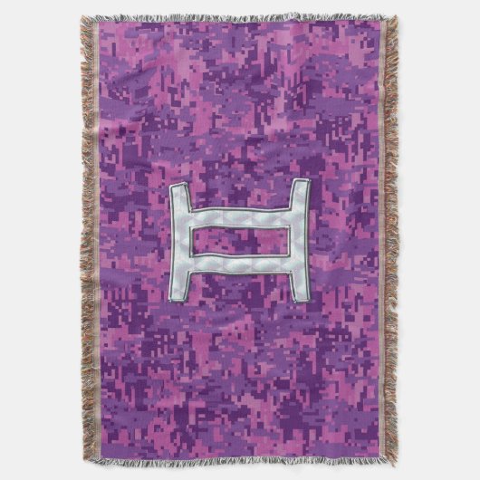 Pearl Like Gemini Zodiac Sign auf der digitalen Ca Decke (Vorderseite Vertikal)