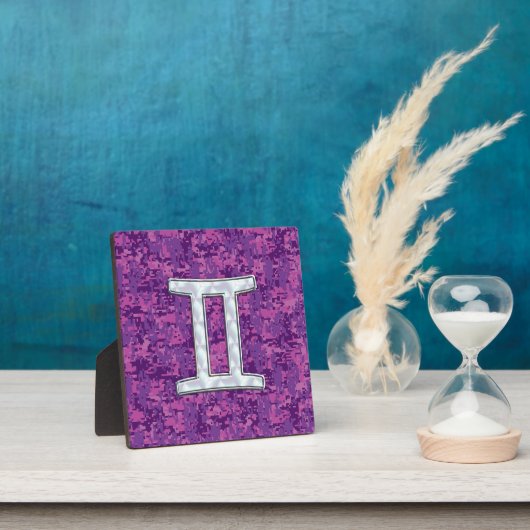 Pearl Like Gemini Zodiac Sign auf der digitalen Ca Fotoplatte (InSitu)