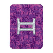 Pearl Like Gemini Zodiac Sign auf der digitalen Ca Magnet (Vertikal)