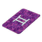 Pearl Like Gemini Zodiac Sign auf der digitalen Ca Magnet (Linke Seite)