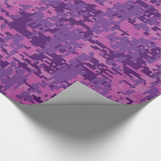 Pearl like Gemini Zodiac Symbol Digital Camouflage Geschenkpapier (Ecke)