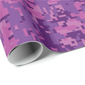 Pearl like Gemini Zodiac Symbol Digital Camouflage Geschenkpapier (Rolleneckpunkt)