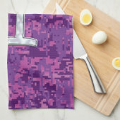 Pearl like Gemini Zodiac Symbol Digital Camouflage Küchentuch (Viertel Falte)