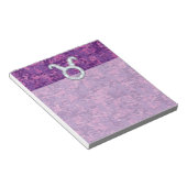 Pearl Like Taurus Zodiac Sign auf Pink Digital Cam Notizblock (angewinkelt)