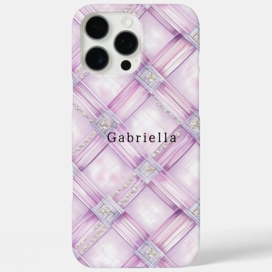 Pearl Lila Pink Case-Mate iPhone Hülle (Rückseite)