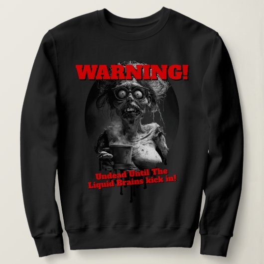 Pearl: Liquid Brain Mornings T-Shirt Sweatshirt (Design vorne)