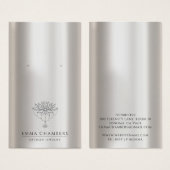 Pearl Lotus Blume Earring Juwelier Display Cards (Vorne & Hinten)