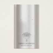 Pearl Lotus Blume Earring Juwelier Display Cards (Vorderseite)