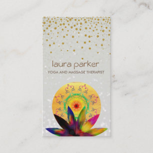 Pearl-Lotus-Blume-Logo-Yoga-Heilung Visitenkarte