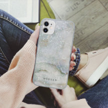 Pearl Marble Glitzer Monogram