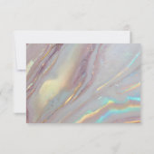 Pearl Marble Modern Professional Dankeskarte (Rückseite)