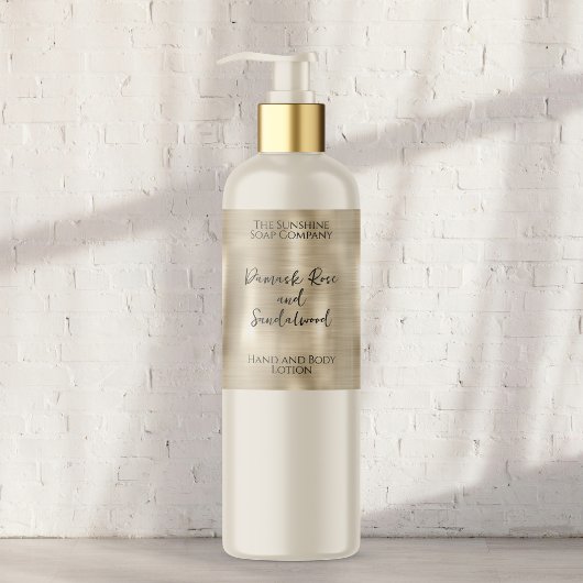 Pearl Metal Foil Kosmetik Flaschenetikett Rechteckiger Aufkleber