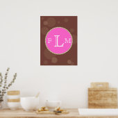 Pearl Monogram Poster (Küche)