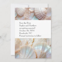 Pearl Muscheln Klassische Elegante Save the Date K