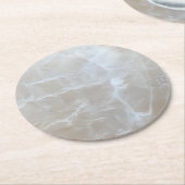 Pearl Nacre Pattern Runder Pappuntersetzer (Angewinkelt)