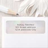 Pearl nacre typography errush pink return (Insitu)