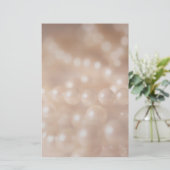 Pearl Necklace Briefpapier (Stehend Vorderseite)
