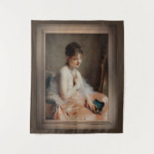 Pearl Necklace von Charles Chaplin Wandteppich (Vorderseite)