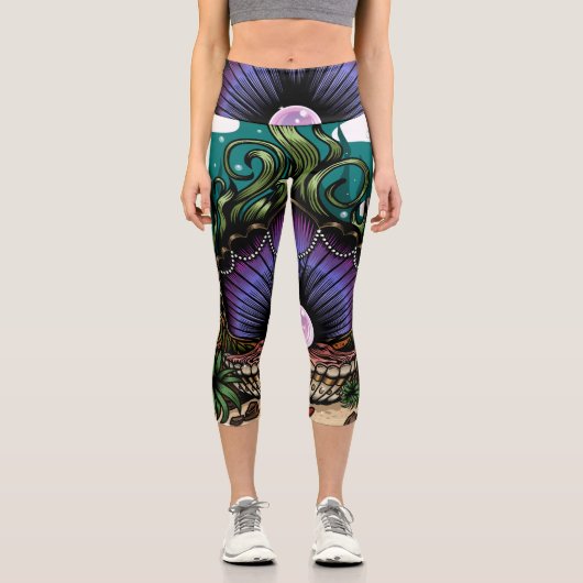 Pearl Of The Sea Capri Leggings (Vorderseite)