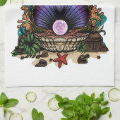 Pearl Of The Sea Geschirrtuch (Gefaltet)