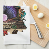 Pearl Of The Sea Geschirrtuch (Viertel Falte)