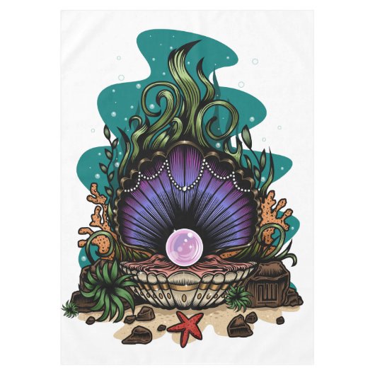 Pearl Of The Sea Tischdecke (Vorderseite)