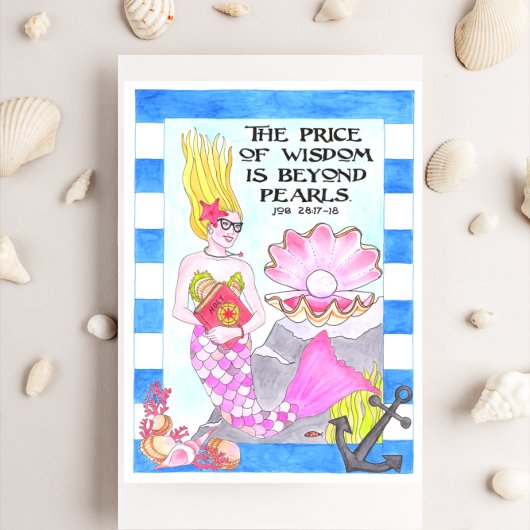 Pearl of Wisdom Confirmation Card Karte